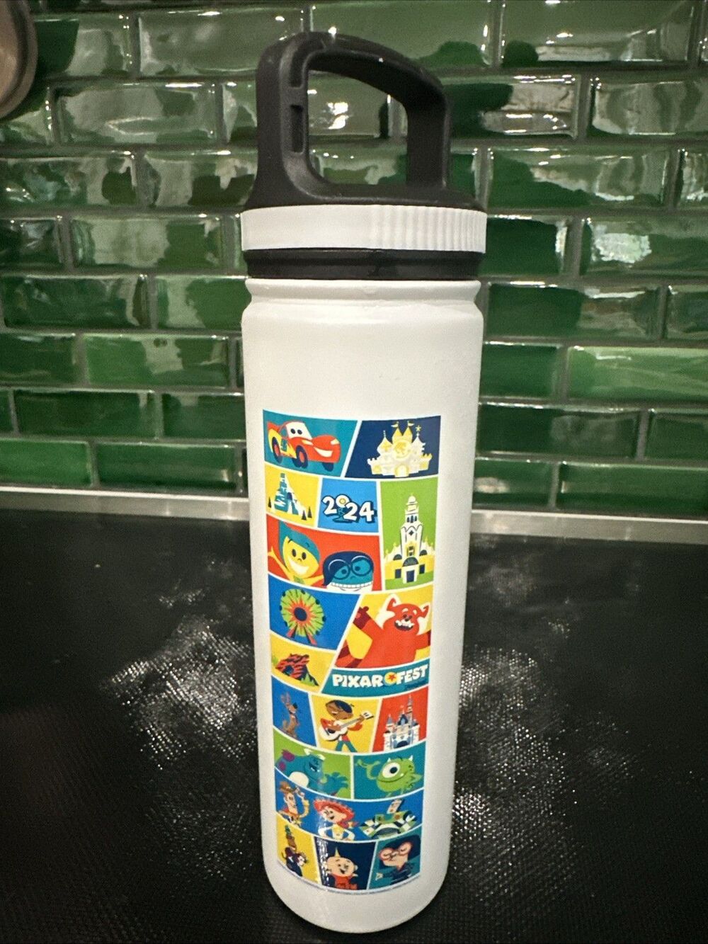 2024 Disney Parks Pixar Fest Character Water Bottle New